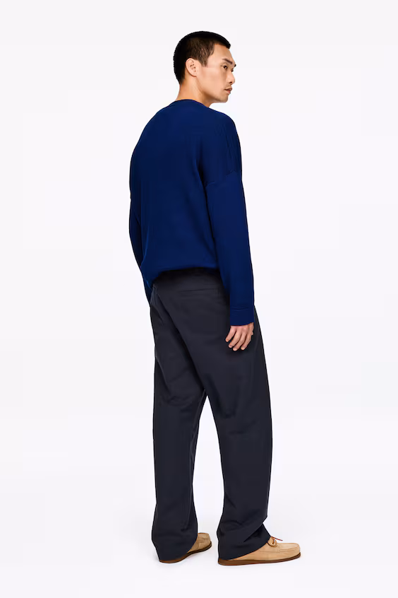 Широкие хлопковые чинос