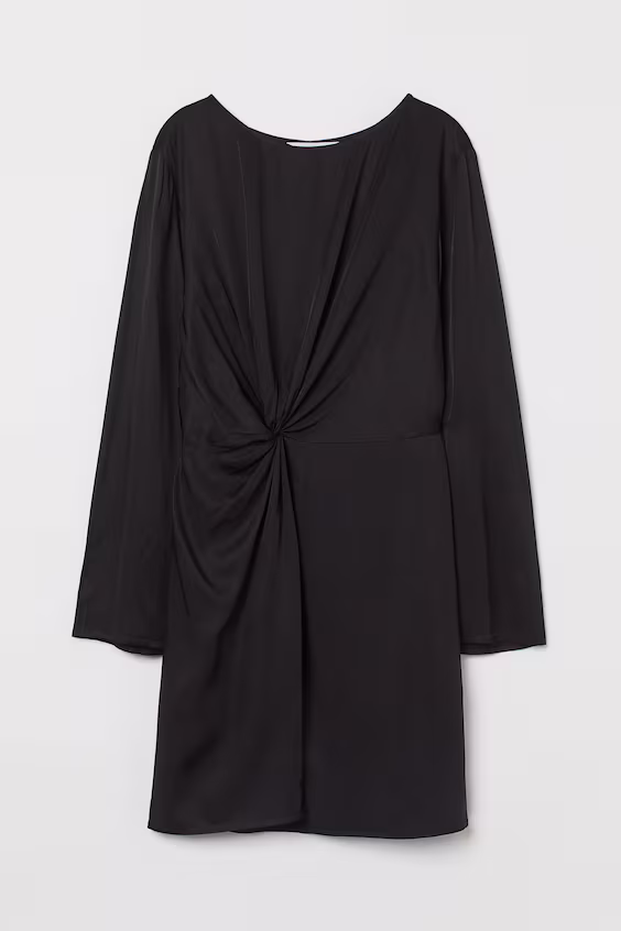 Платье с драпировкой