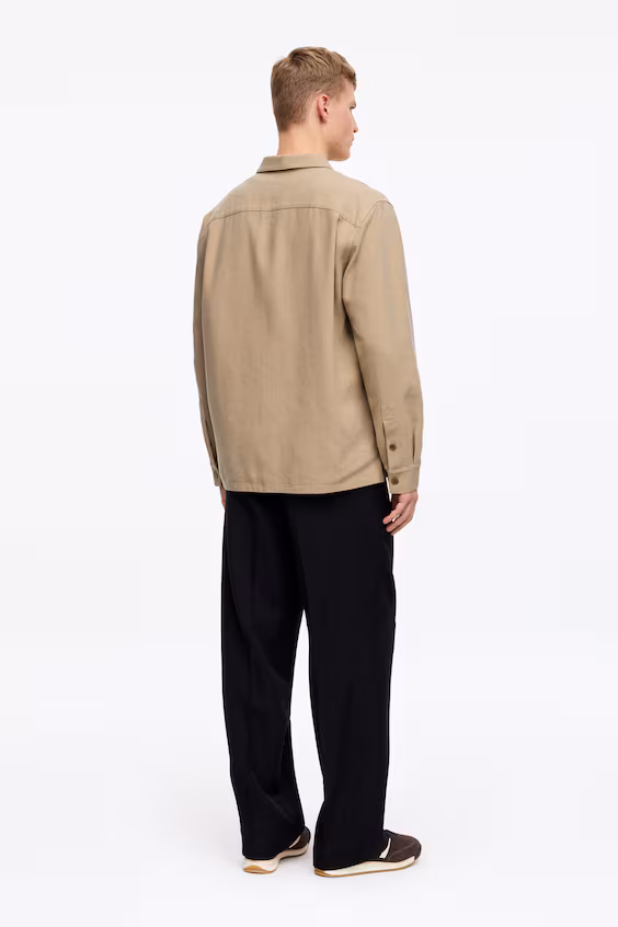 Пальто из льняной смеси с tencel