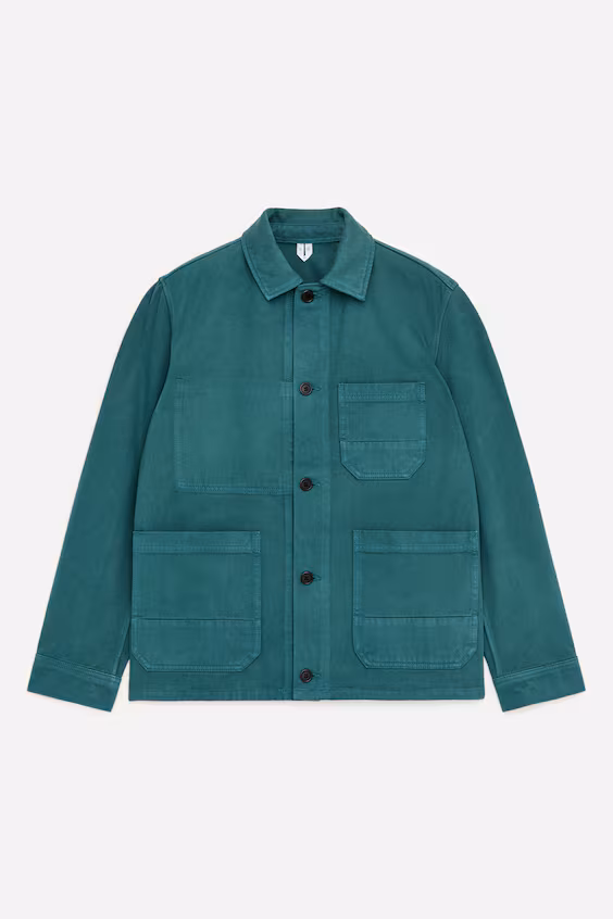 Рубашка-пиджак из окрашенного серофана