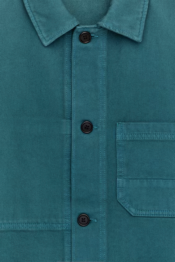 Рубашка-пиджак из окрашенного серофана