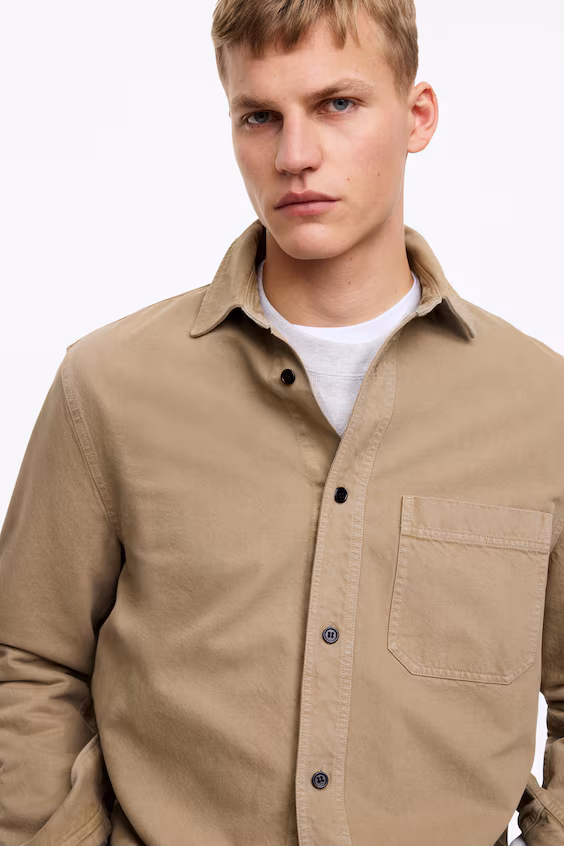 Рубашка-пиджак из хлопка