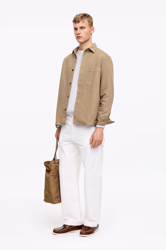 Рубашка-пиджак из хлопка