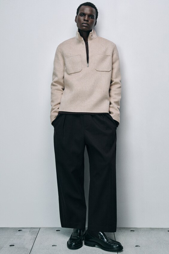 Облегающие брюки из хлопка с укороченными выпускными шарами