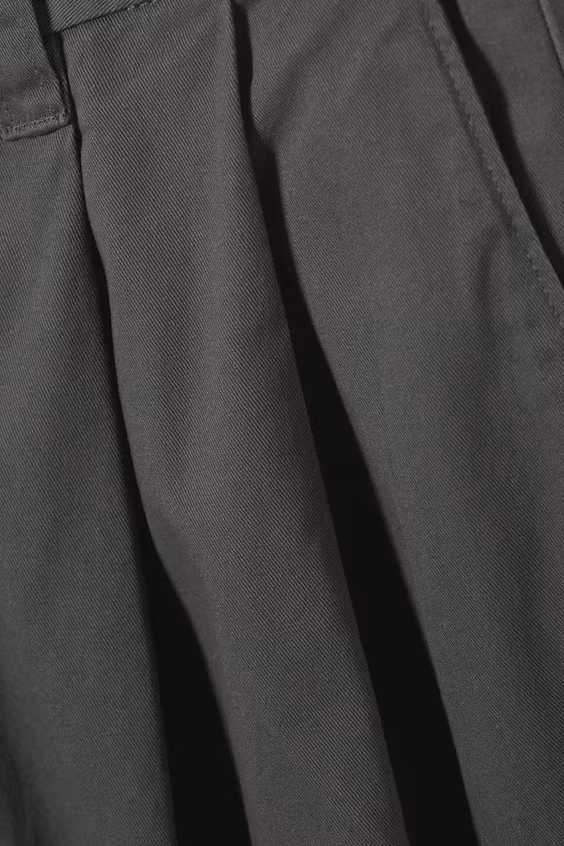 Широкие хлопковые брюки chinos otis с отложными складками