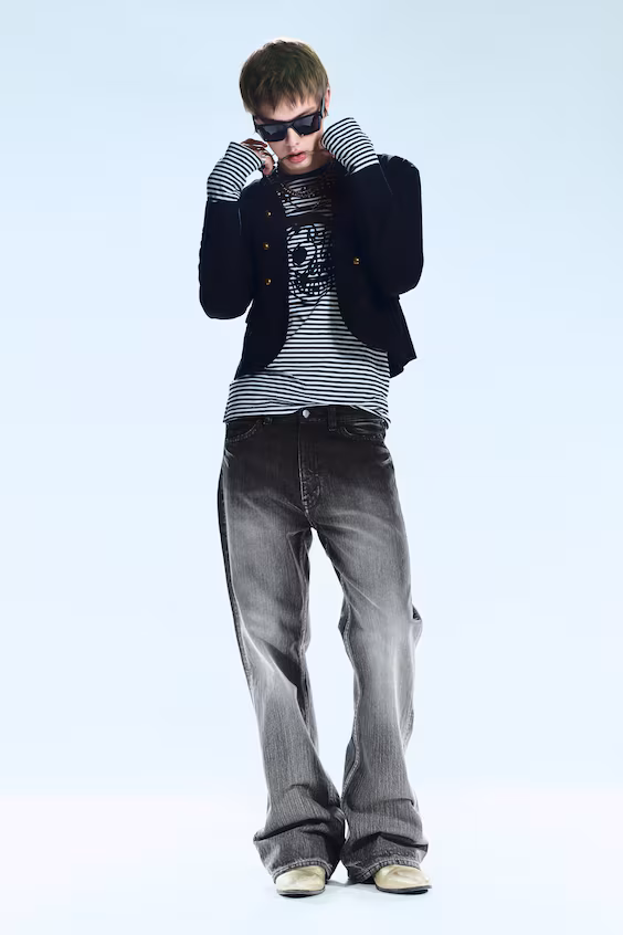 Джинсы bootcut regular с низкой посадкой boo