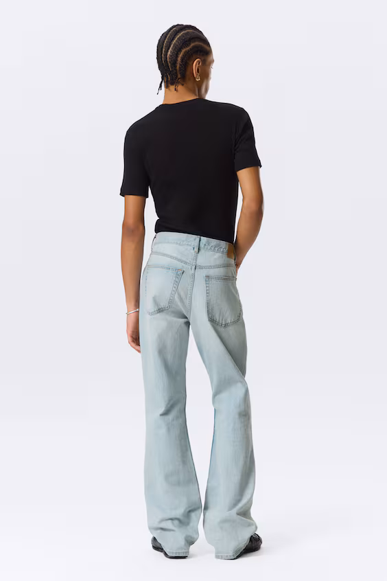 Джинсы mercury mid rise с узкими утянутыми брючинами