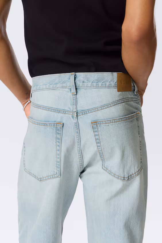 Джинсы mercury mid rise с узкими утянутыми брючинами