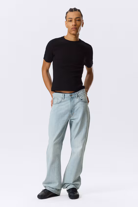 Джинсы mercury mid rise с узкими утянутыми брючинами