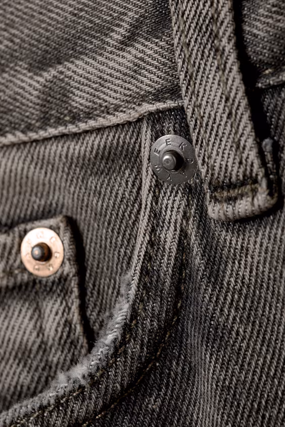 Джинсы унисекс galaxy с средней посадкой и прямыми широкими штанинами