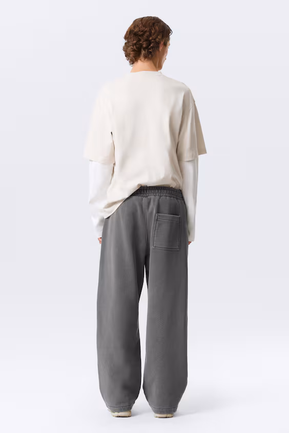 Широкие хлопковые брюки с тяжелым плетением