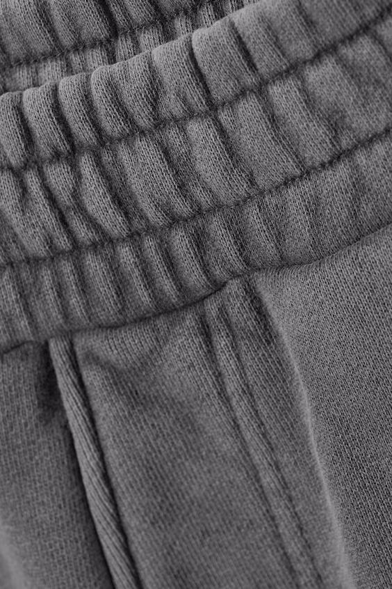 Широкие хлопковые брюки с тяжелым плетением