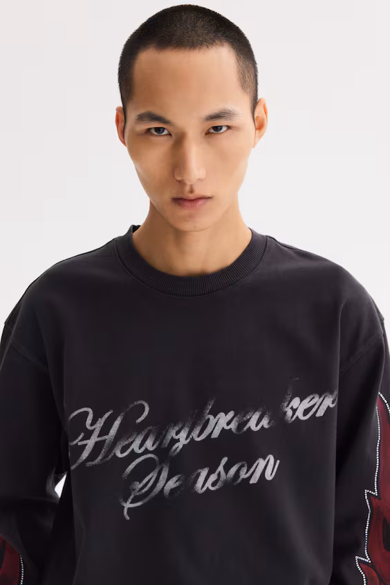 Свитер с длинными рукавами loose fit