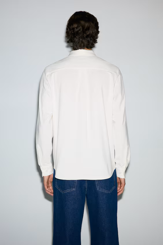 Рубашка regular fit four-way stretch