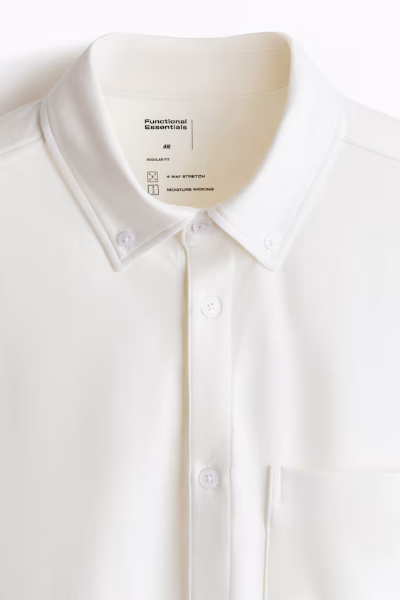 Рубашка regular fit four-way stretch