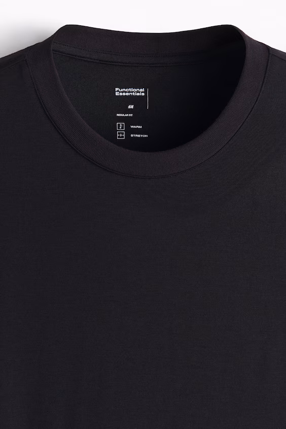 Футболка regular fit с теплым эффектом