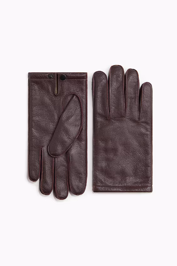 Кожаные перчатки
