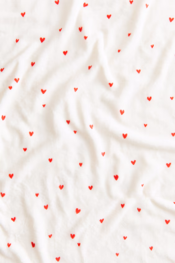 Плед из флиса с узором