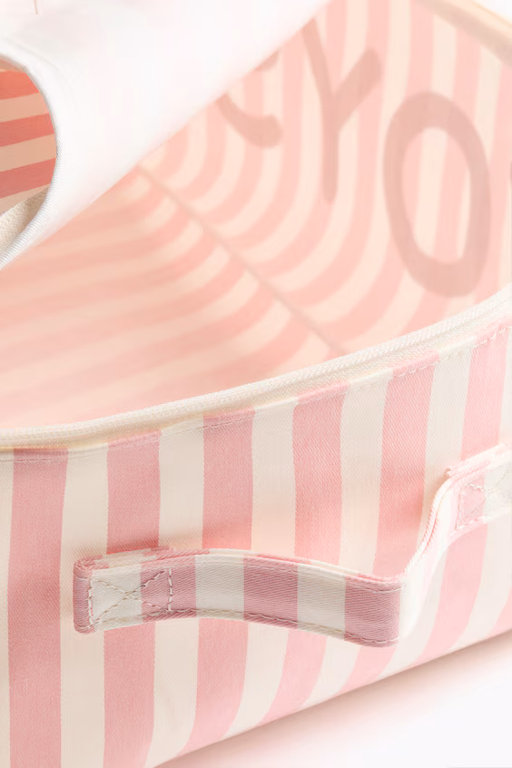 Корзина с крышкой для хранения игрушек