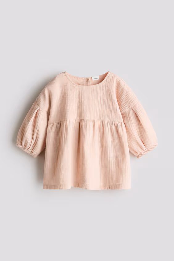 Платье из хлопковой муселина