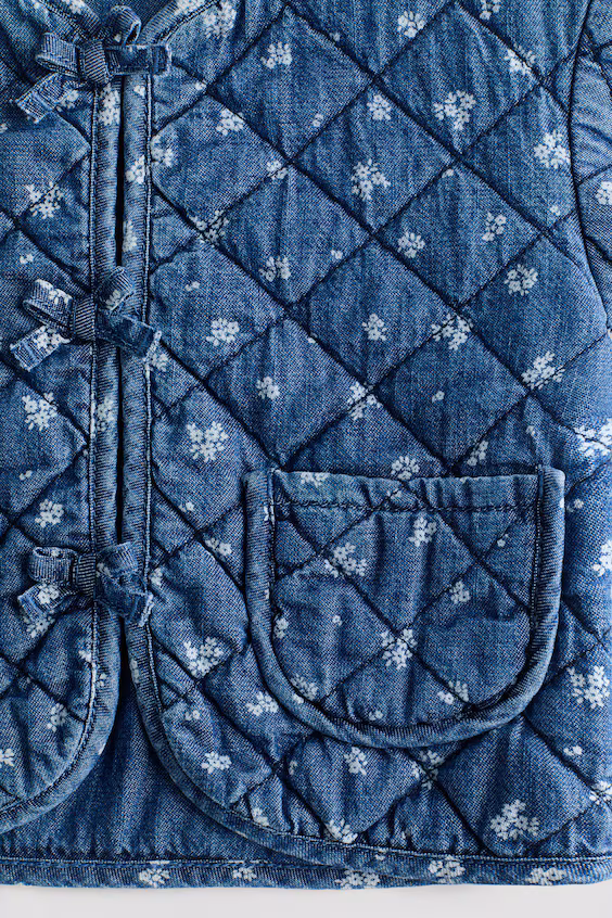 Подстежка куртки из джинсы