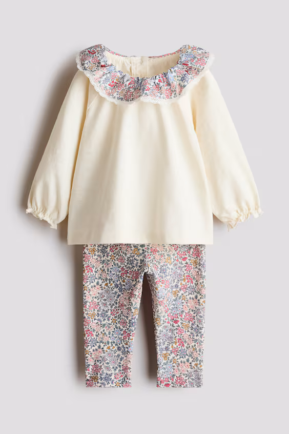 Conjunto 2-х предметов из хлопкового джерси