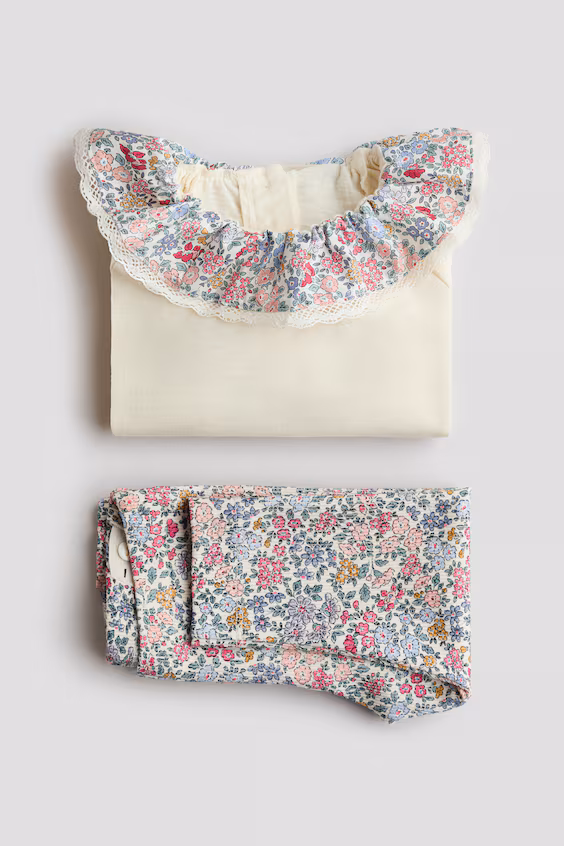 Conjunto 2-х предметов из хлопкового джерси