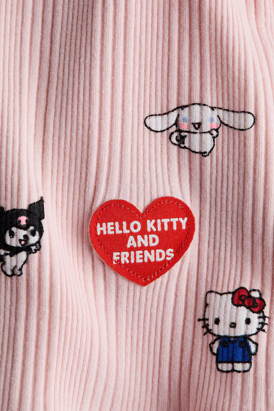 Свитер с принтом из рифленого джерси