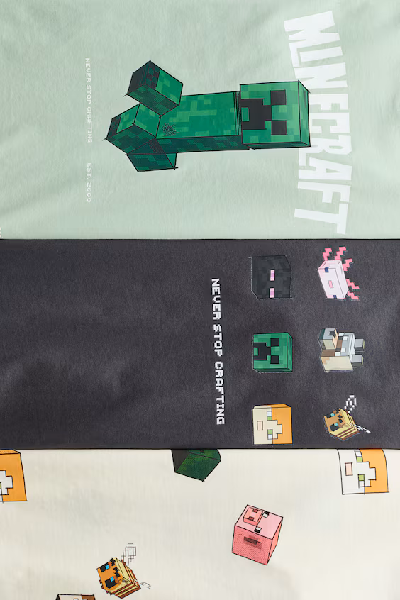 Набор из 3 футболок с принтами