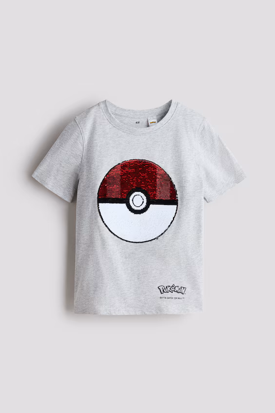 Футболка с оборачивающимися пайетками