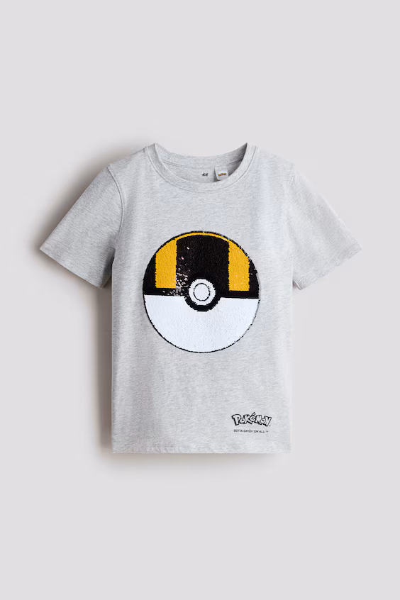 Футболка с оборачивающимися пайетками