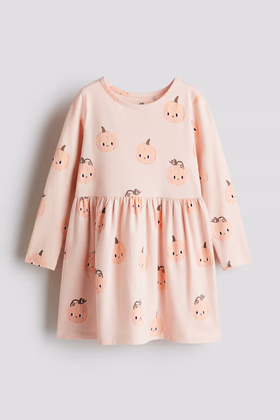 Платье из хлопка с принтом