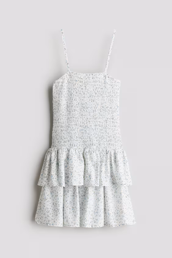 Сарафан с завязками на бретелях