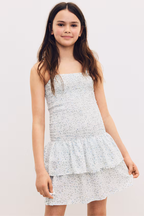 Сарафан с завязками на бретелях