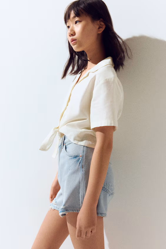 Шорты джинсовые