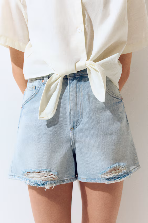 Шорты джинсовые