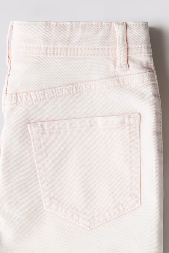 Шорты из хлопкового саржевого полотна