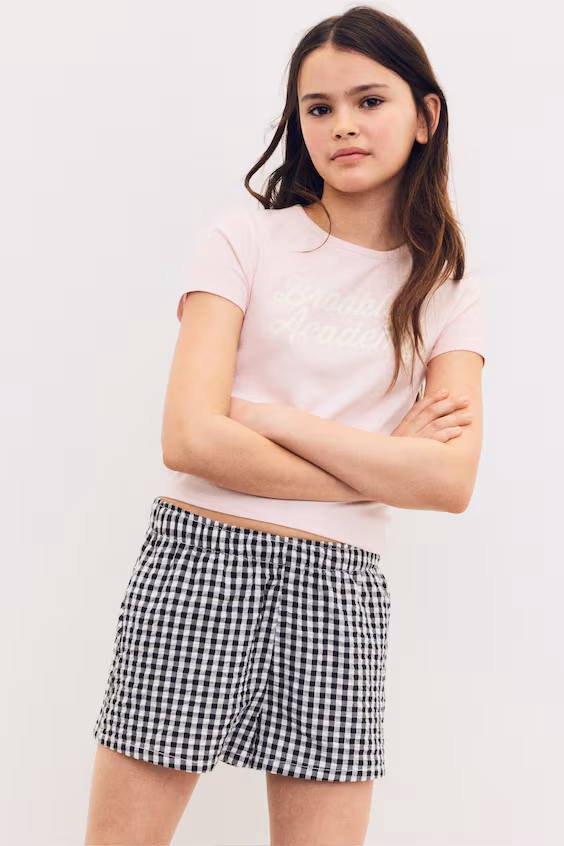 Шорты из хлопка