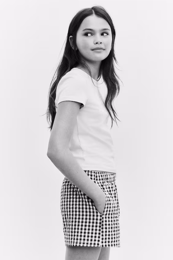 Шорты из хлопка