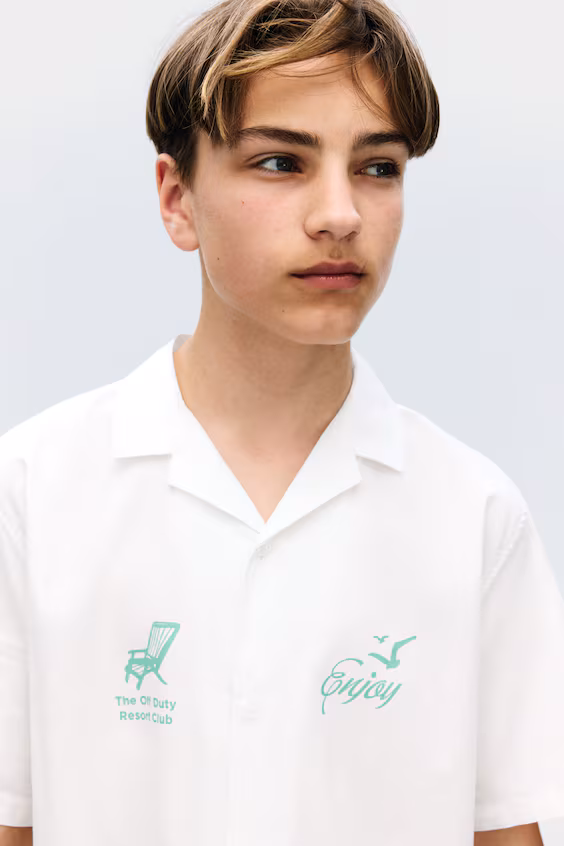 Рубашка курортная из хлопка