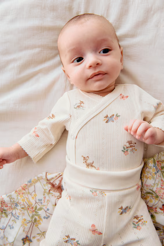 Набор 2 предмета из принтованного хлопка