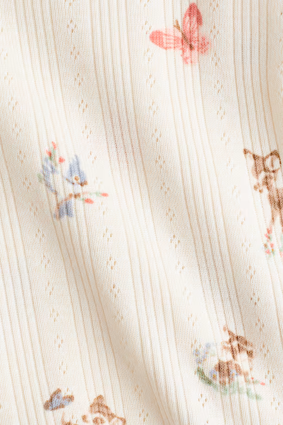 Набор 2 предмета из принтованного хлопка