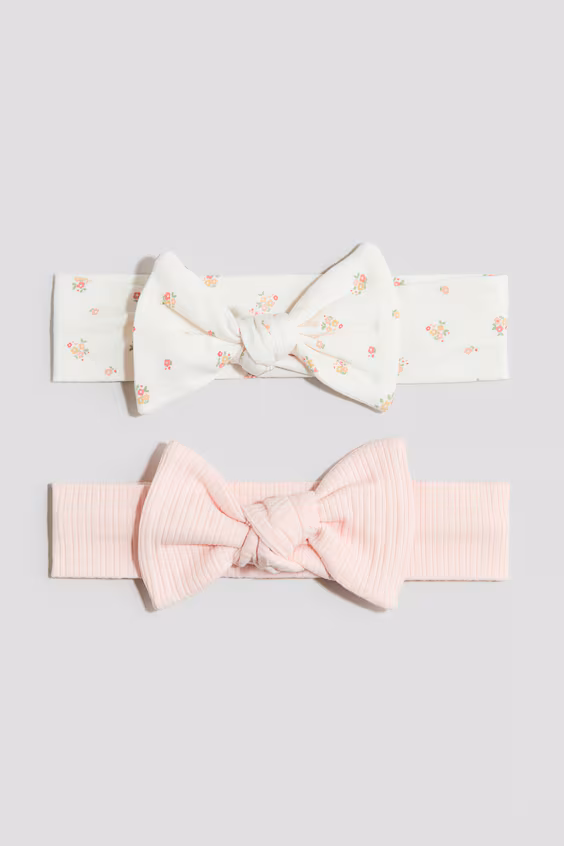 Набор из 2 резинок для волос с бантом h&m