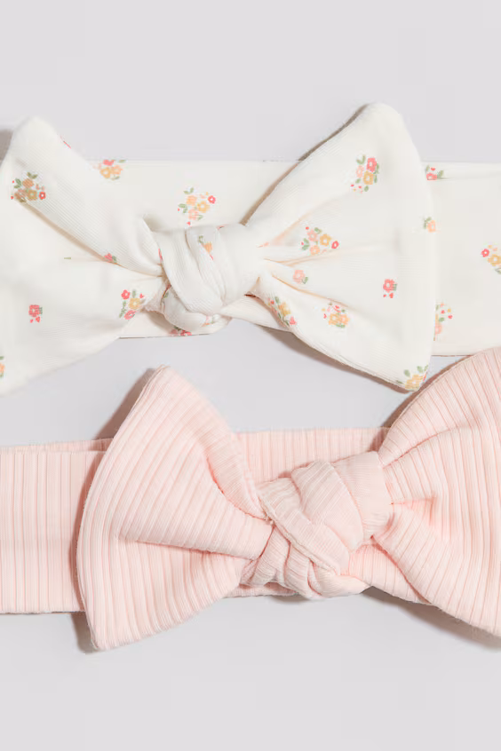 Набор из 2 резинок для волос с бантом h&m