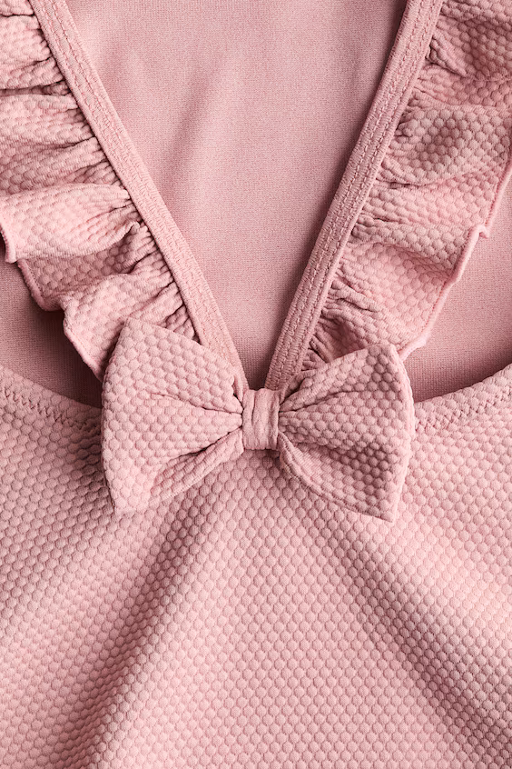 Купальник с оборкой