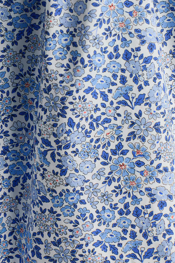 Платье из хлопка с принтом