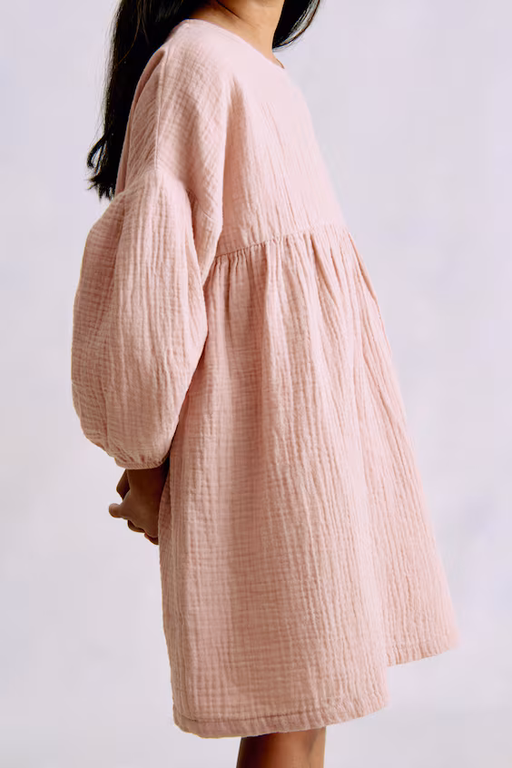 Платье из хлопковой муслина