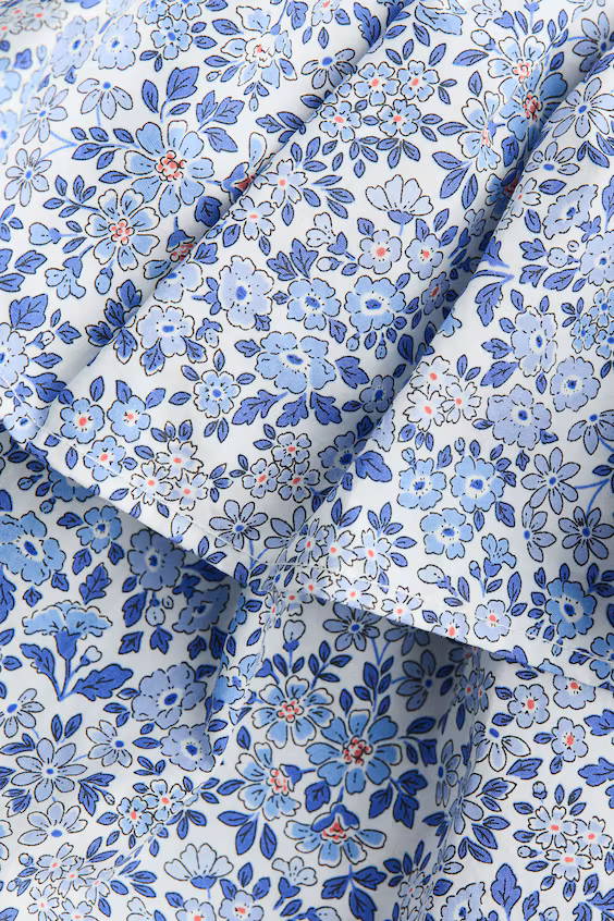 Юбка из хлопка с принтом