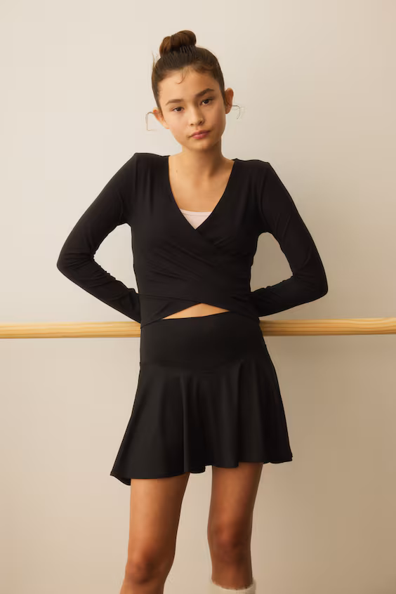 Спортивный свитер с завышенной талией и технологией softmove™