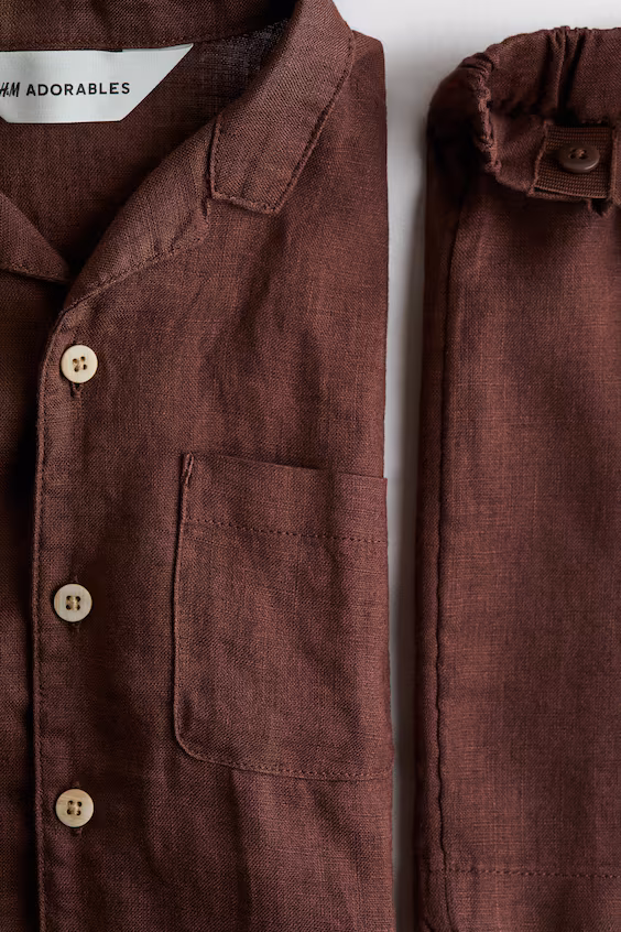 Комплект из 2 предметов из льна